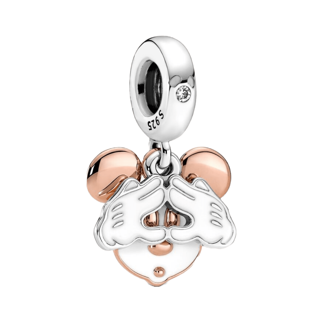 Mickey Mouse Double Dangle Charm - Pretty Little Charms