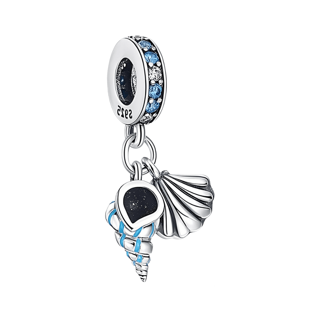 Double Shell Dangle Charm Pretty Little Charms