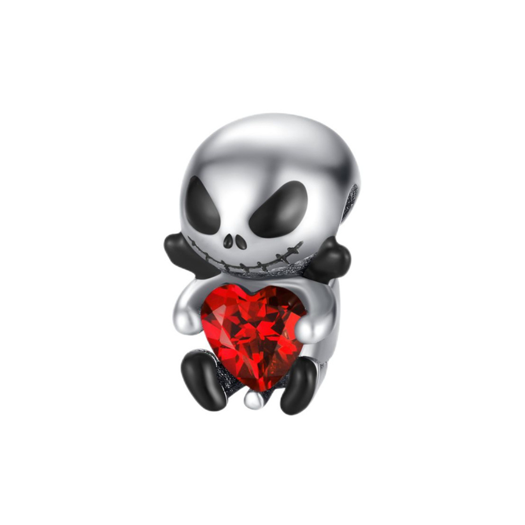 Nightmare Before Christmas Baby Jack Skellington with Heart Charm