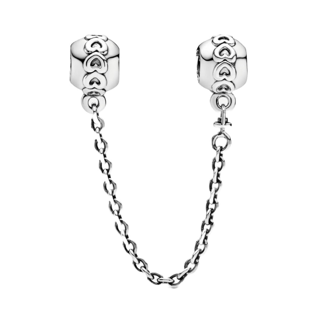 Band of Hearts Safety Chain - Pretty Little Charms