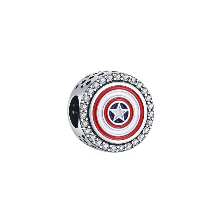 Captain America Circle Charm