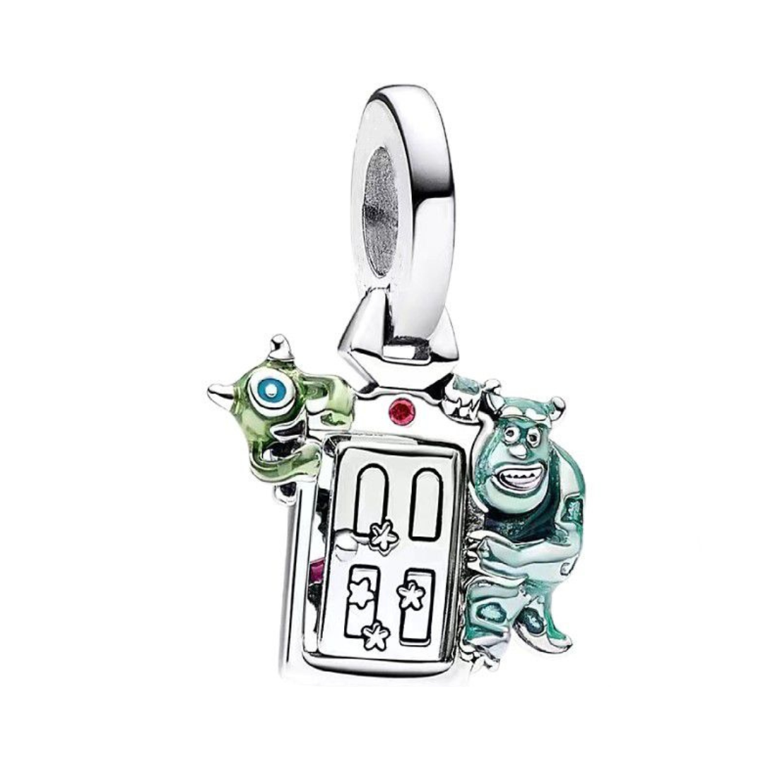 Monsters Inc, Mike, Sully and Boo Dangle Charm