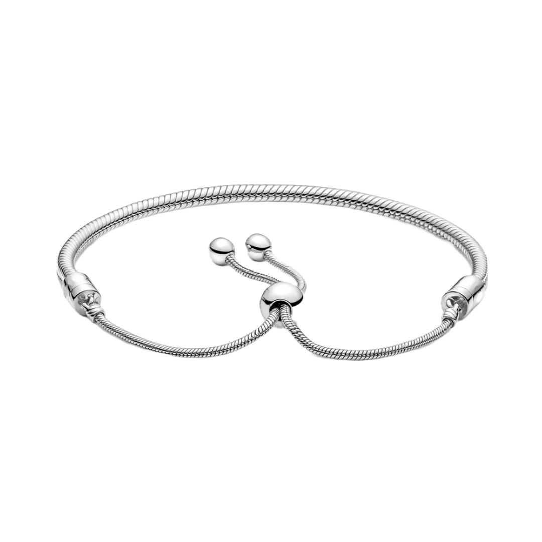 Snake Chain Slider Bracelet - Pretty Little Charms