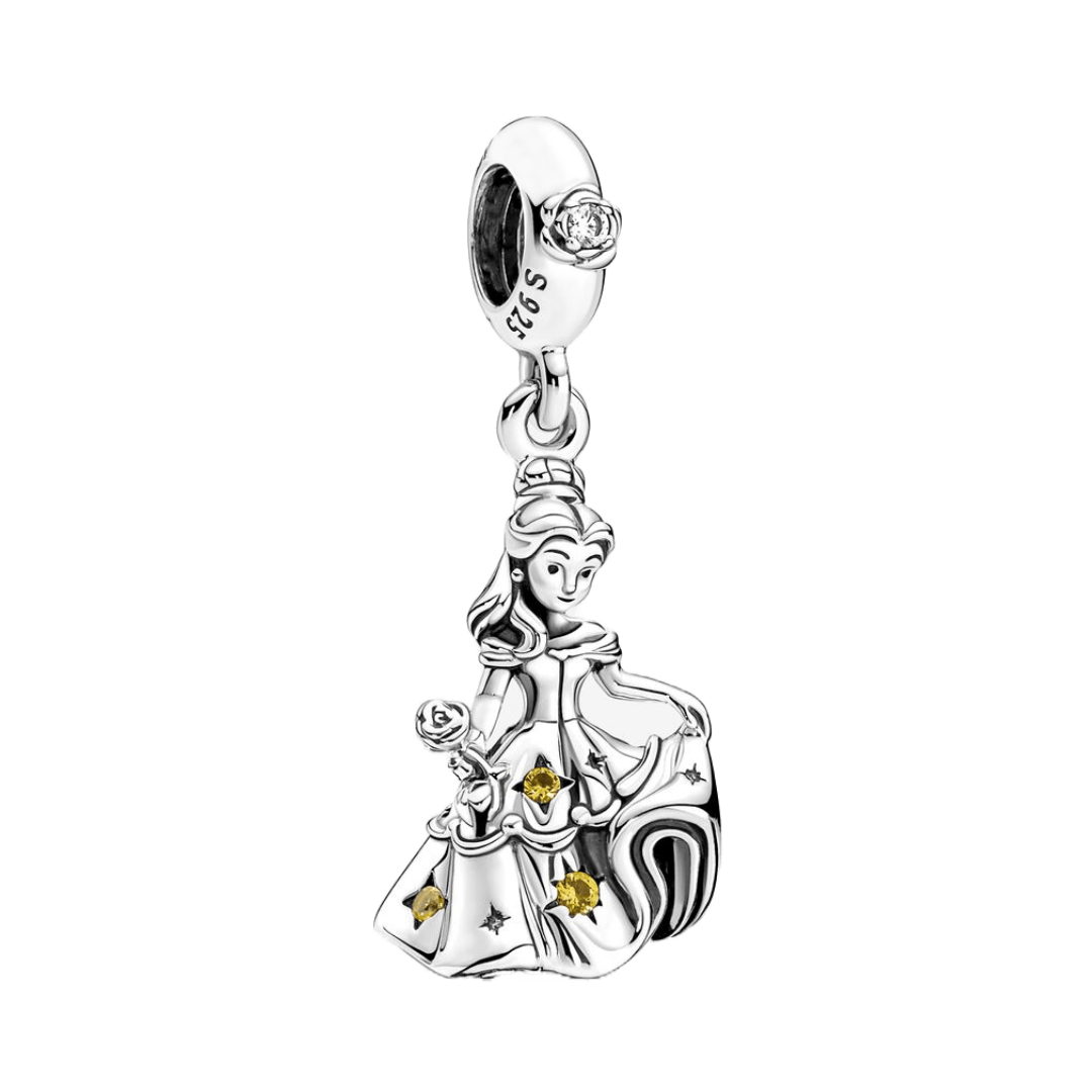 Beauty and the Beast Dancing Belle Dangle Charm