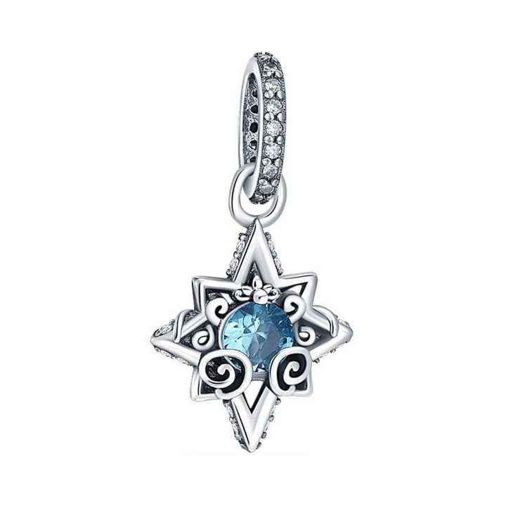 Cinderella Blue Star Pendant - Pretty Little Charms