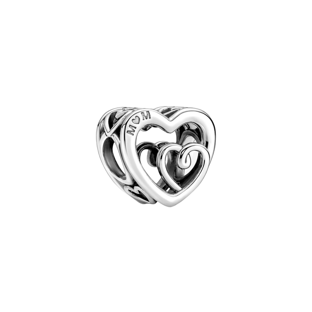 Entwined Infinite Hearts Charm - Pretty Little Charms
