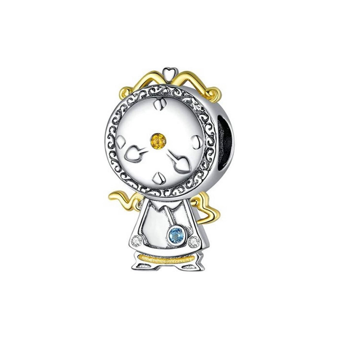 Beauty and the Beast Cogsworth Charm