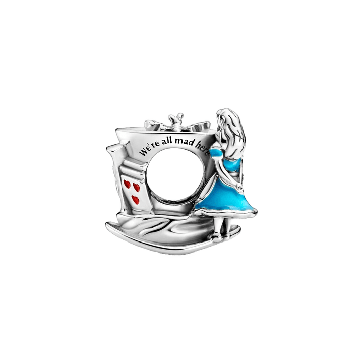 Alice in Wonderland & The Mad Hatter's Tea Party Charm