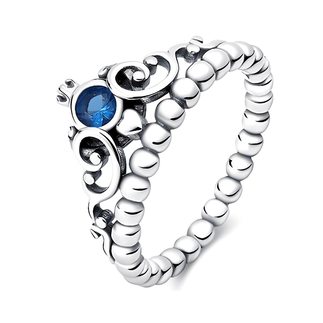 Cinderella Blue Tiara Ring