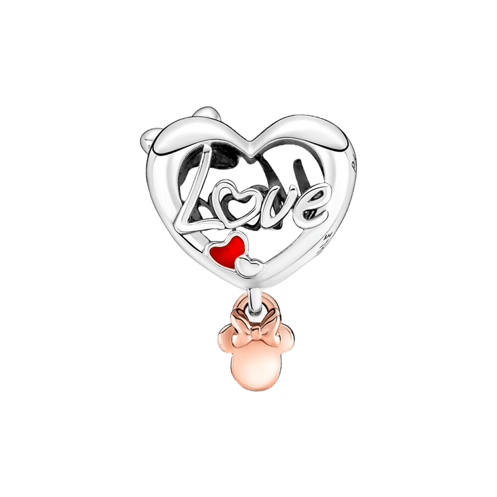 Minnie Mouse Mum Heart Charm