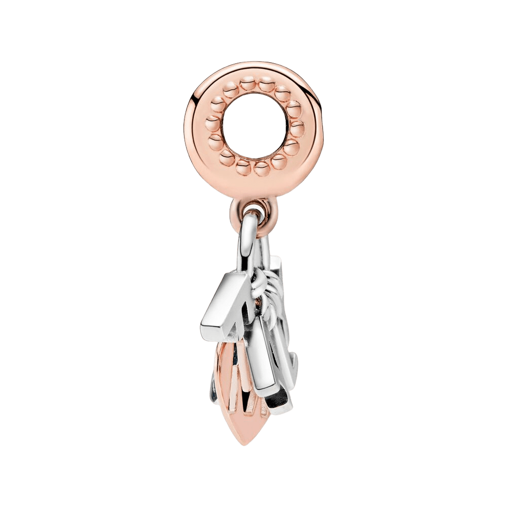 Family Letters Dangle Charm