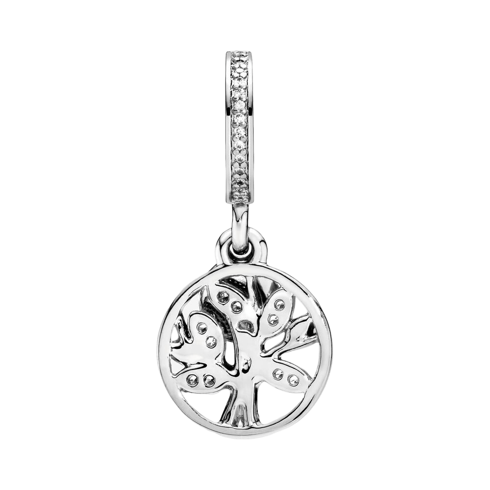 Sparkling Family Tree Dangle Charm - Pretty Little Charms