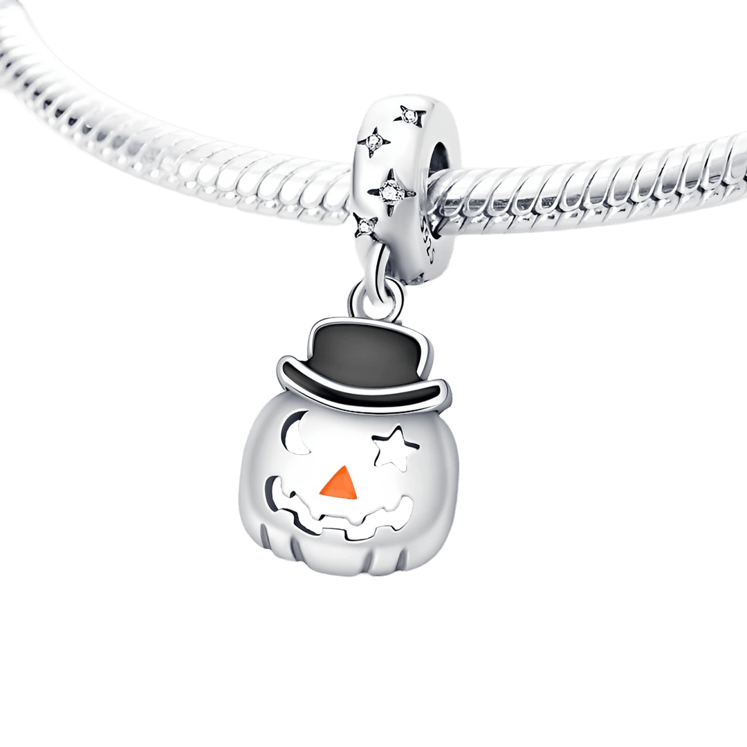 Spooky Snow- man Dangle Charm - Pretty Little Charms